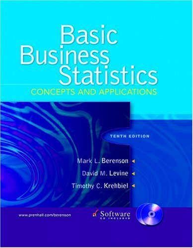 Beispielbild fr Basic Business Statistics : Concepts and Applications zum Verkauf von Better World Books