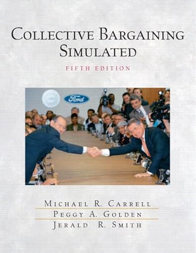 Stock image for Collective Bargaining Simulated (5th Smith, Jerald R.; Golden, Peggy for sale by Iridium_Books