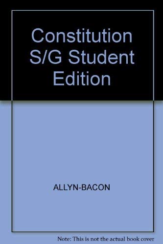 Constitution/Study Guide (9780131690042) by Prentice Hall