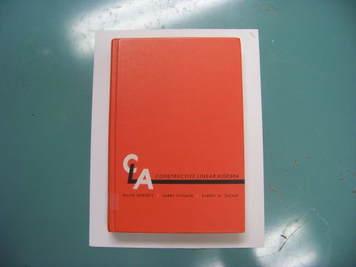 Immagine stock per Title: Constructive linear algebra