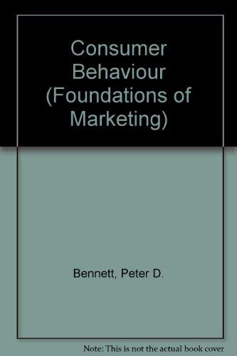 Imagen de archivo de Consumer Behavior (Foundations of Marketing) a la venta por POQUETTE'S BOOKS