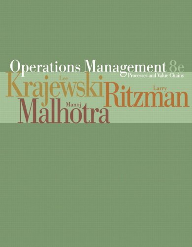 Imagen de archivo de Operations Management: Process and Value Chains [With CD-ROM] a la venta por ThriftBooks-Dallas