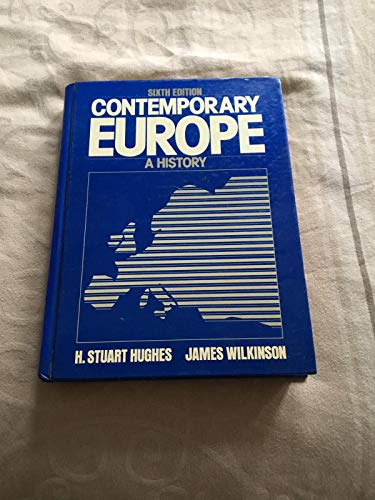 Stock image for Contemporary Europe: A History for sale by Julian's Bookshelf