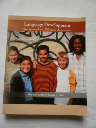Imagen de archivo de Language Development: Monolingual and Bilingual Acquistion a la venta por BombBooks