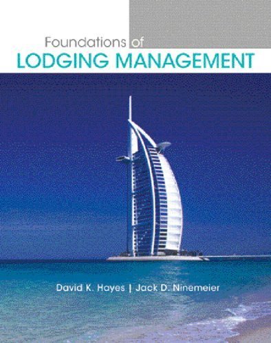 Imagen de archivo de Foundations of Lodging Management a la venta por ThriftBooks-Dallas