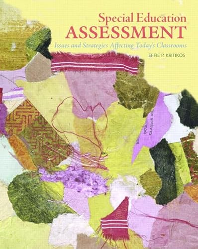 9780131700642: Special Education Assessment: Issues and Strategies Affecting Today's Classrooms