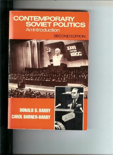 Beispielbild fr Contemporary Soviet Politics: An Introduction zum Verkauf von PsychoBabel & Skoob Books
