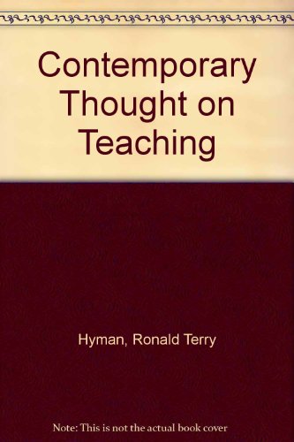 Stock image for Contemporary Thought on Teaching for sale by Dunaway Books