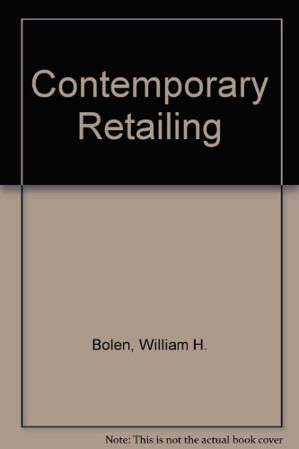 Beispielbild fr Contemporary retailing zum Verkauf von Robinson Street Books, IOBA