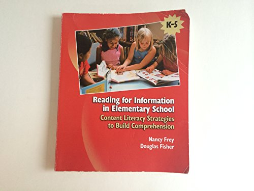 Stock image for Reading for Information in Elementary School: Content Literacy Strategies to Build Comprehension for sale by SecondSale