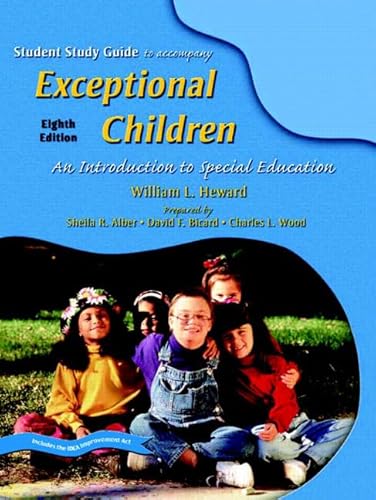 Stock image for Student Study Guide to Accompany Exceptional Childlren for sale by HPB-Red
