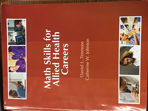 Stock image for Math Skills for Allied Health Careers for sale by Byrd Books