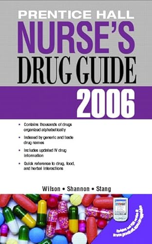 Beispielbild fr Prentice Hall Nurse's Drug Guide 2006 zum Verkauf von Better World Books