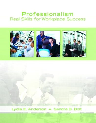 Imagen de archivo de Professionalism: Real Skills for Workplace Success a la venta por Austin Goodwill 1101