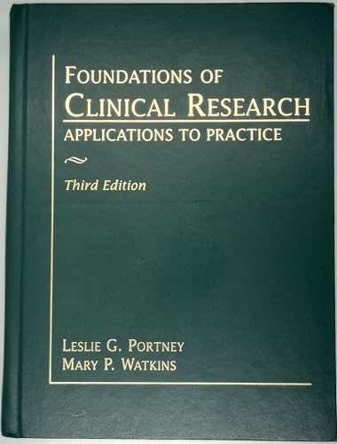 Beispielbild fr Foundations of Clinical Research : Applications to Practice zum Verkauf von Better World Books