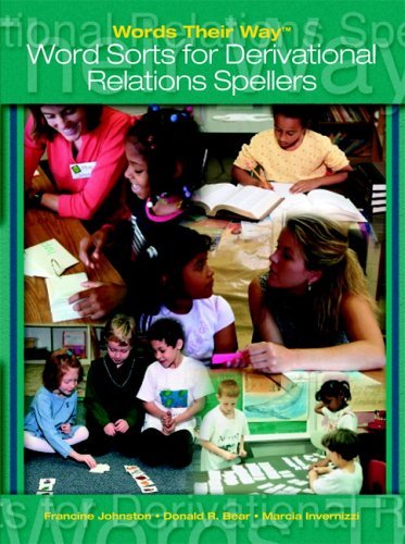 Imagen de archivo de Words Their Way : Words Sorts for Derivational Relations Spellers a la venta por Better World Books