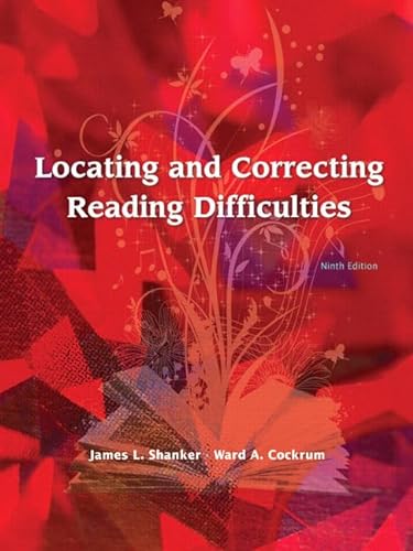Stock image for Locating and Correcting Reading Difficulties for sale by SecondSale