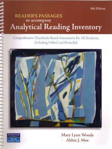 Stock image for Reader's Passages to Accompany Analytical Reading Inventory : Comprehensive Standards-Based Assessment for All Students Including Gifted and Talented for sale by Better World Books