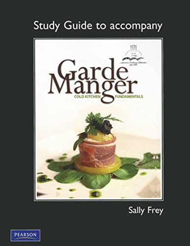 Imagen de archivo de Study Guide for Garde Manger: Cold Kitchen Fundamentals a la venta por Iridium_Books