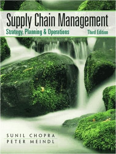 9780131730427: Supply Chain Management.: Strategy, Planning, & Operation. Third edition