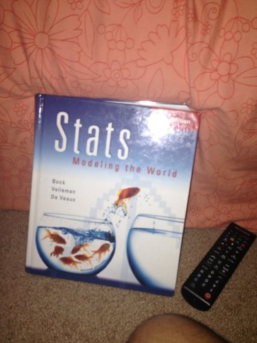 Beispielbild fr Stats: Modeling the World: AP Edition zum Verkauf von HPB-Red