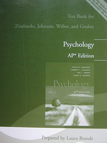 9780131731844: Psychology : AP* Test Bank