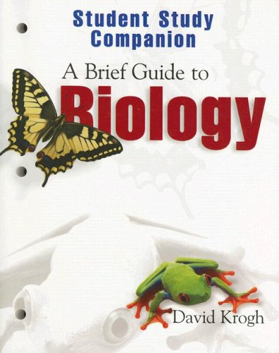 Stock image for Student Study Companion A Brief Guide to Biology for sale by HPB-Red