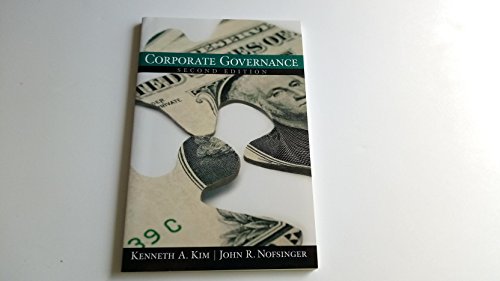 Imagen de archivo de Corporate Governance a la venta por Better World Books