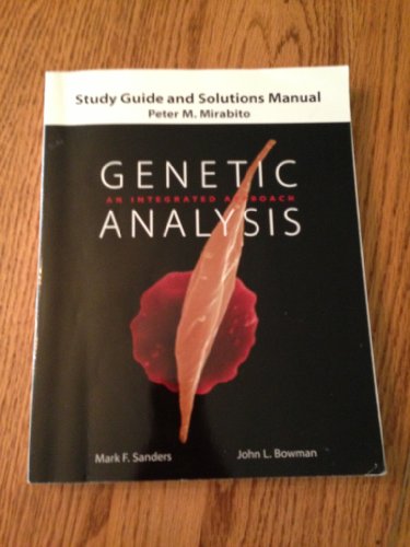 9780131741676: Study Guide and Solutions Manual for Genetic Analysis:An Integrated Approach