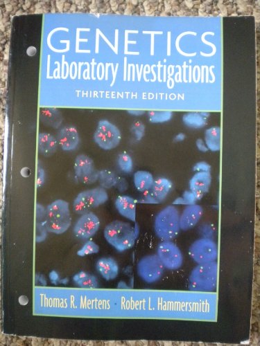Stock image for Genetics Laboratory Investigations (13th Edition) for sale by Jenson Books Inc