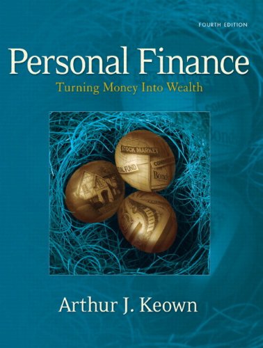 Imagen de archivo de Personal Finance : Turning Money into Wealth a la venta por Better World Books