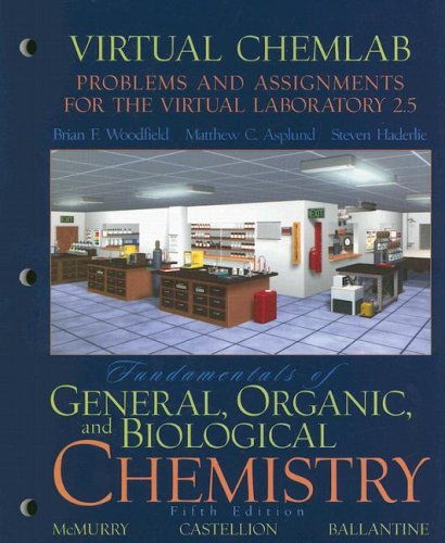 Beispielbild fr Virtual Chemlab: Fundamentals of General, Organic, and Biological Chemistry: Problems and Assignments for the Virtual Laboratory 2.5 zum Verkauf von HPB-Red