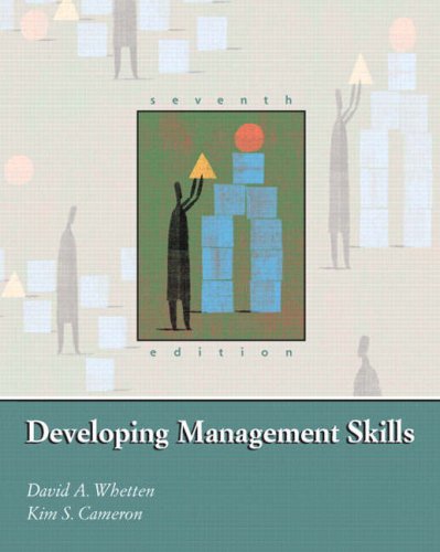 Beispielbild fr Developing Management Skills zum Verkauf von WorldofBooks