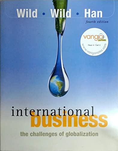 Beispielbild fr International Business : The Challenges of Globalization zum Verkauf von Better World Books