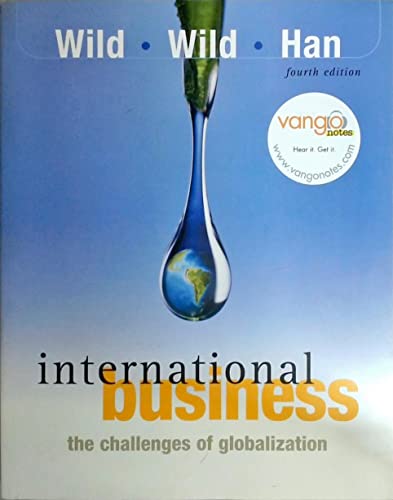 Stock image for International Business: The Challenges of Globalization for sale by ThriftBooks-Atlanta