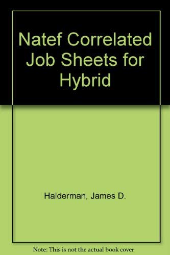 Imagen de archivo de NATEF Correlated Task Sheets to Accompany Hybrid and Alternative Fuel Vehicles a la venta por Xochi's Bookstore & Gallery