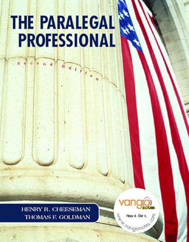 9780131751903: The Paralegal Professional