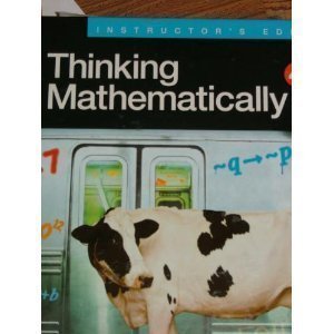Thinking Mathematically, Instructor's Edition, 4th (9780131752061) by Blitzer