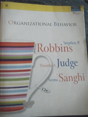 9780131755123: Organizational Behavior (International Edition) Edition: Twelfth