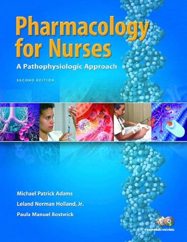 Beispielbild fr Pharmacology for Nurses: A Pathophysiological Approach, Second Ed zum Verkauf von Hawking Books