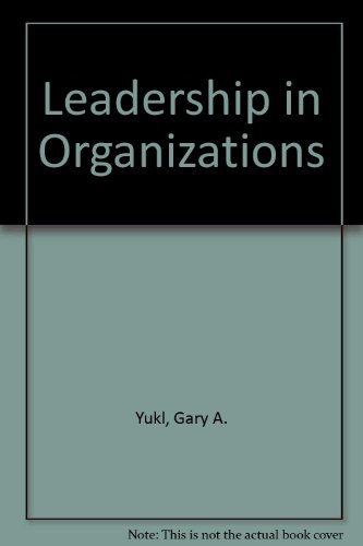 9780131767850: Leadership in Organizations