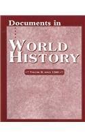 Beispielbild fr Documents in World History (vol-2),since 1500 zum Verkauf von HPB-Red