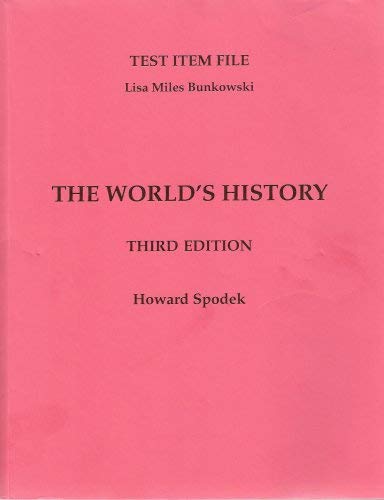 Beispielbild fr The Worlsd's History. Test Item File (3rd Edition) zum Verkauf von Better World Books: West