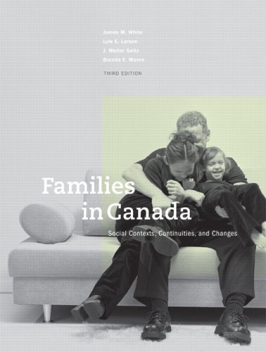 9780131776289: Families in Canada 3rd
