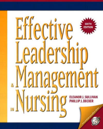 Beispielbild fr Effective Leadership and Management in Nursing zum Verkauf von Better World Books