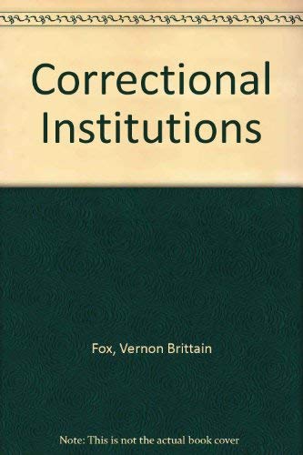 Stock image for Correctional Institutions for sale by Mispah books