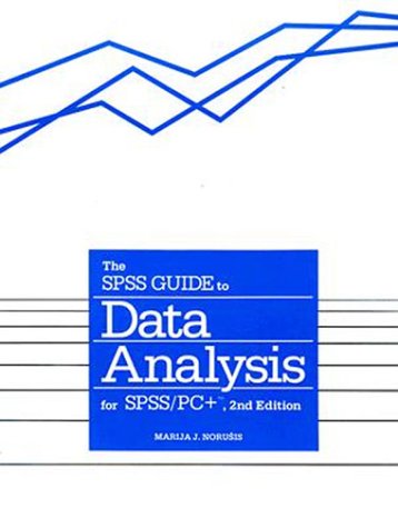 Stock image for Spss Guide to Data Analysis for Spss-PC Plus for sale by WorldofBooks