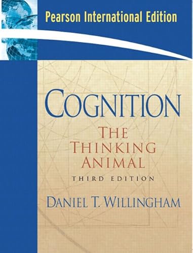 Stock image for Cognition: The Thinking Animal: International Edition for sale by WorldofBooks