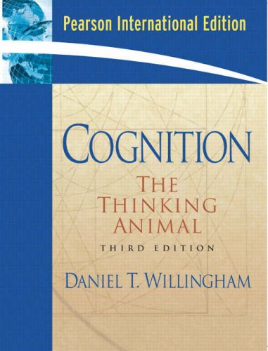 9780131789289: Cognition: The Thinking Animal: International Edition