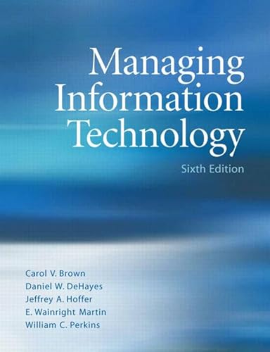 Beispielbild fr Managing Information Technology : What Managers Need to Know zum Verkauf von Better World Books